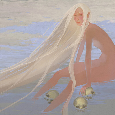 Myths of ancient Greece. Siren