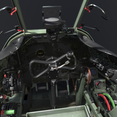 Beaufighter MK-21 pilot cockpit