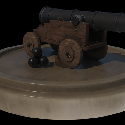 18th century cannon.