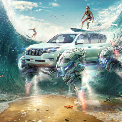 Toyota underwater edition