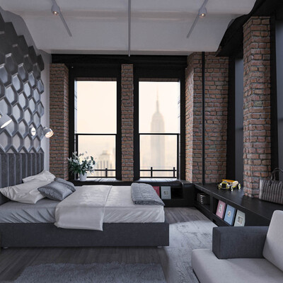 Loft style interior