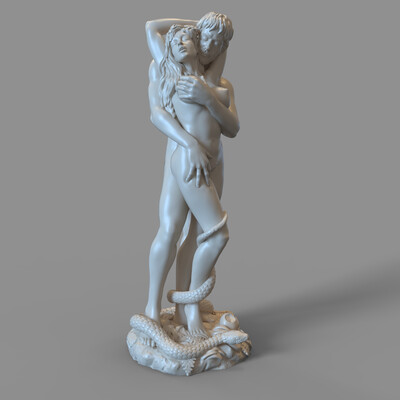 Adam and Eve 3d