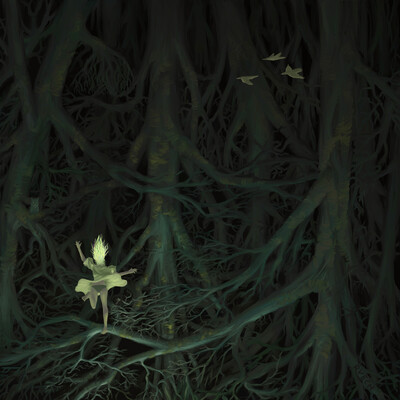 Falling forest
