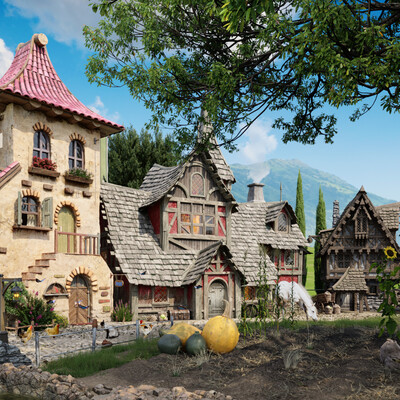 Medieval village