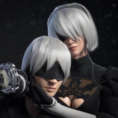 Nier: Automata 2B&9S Fanart