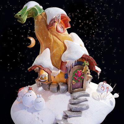 Christmas pumpkin