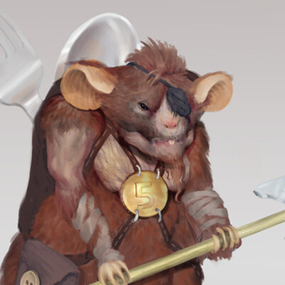 Mouse warrior sketch