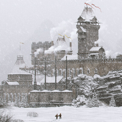 Colors. White colour. House-factory.
