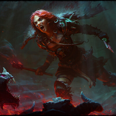 Barbarian (fan art for Diablo 4)