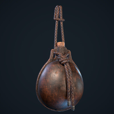 Viking Assets Part02 "Leather Flask"