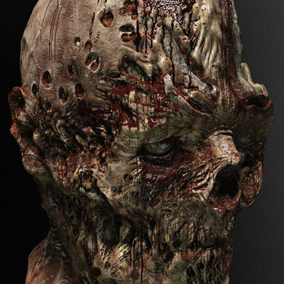 zombies (headshot) continued in 3d coat