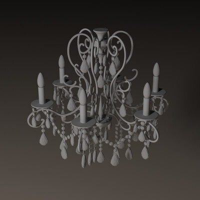 Crystal chandelier