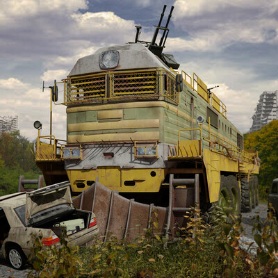 Post-apocalyptic CAR_2TE_121