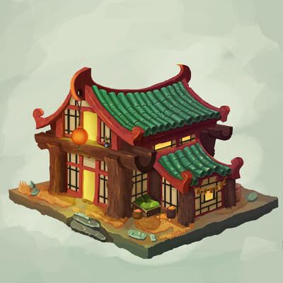 Pandaren's little house