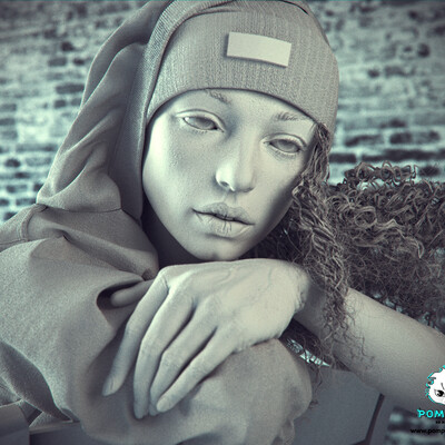 WIP 3d realistic girl