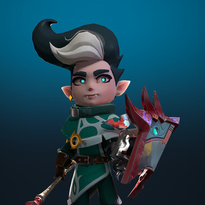 Vlad. Cartoon vampire