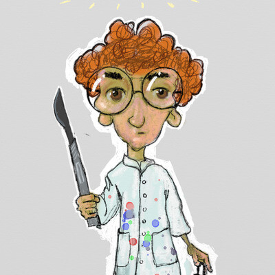 An evil fake and naive restorer
