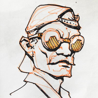 Portrait. Sketches