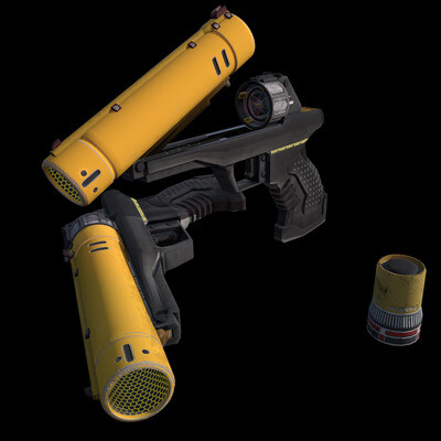 Sci-FI Signal flare launcher