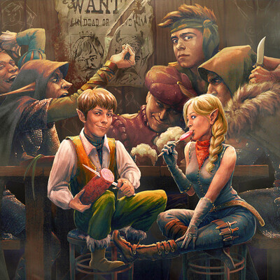 Halfling (Threads of Fate game art)