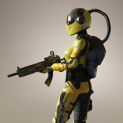 FVX500 Woman Soldier