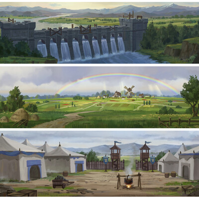 Environment sketches