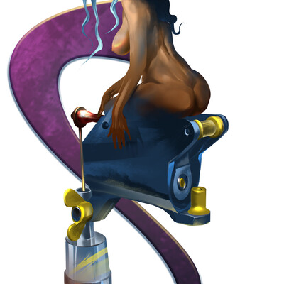 Tattoomachine alive.