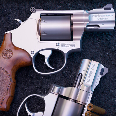 model 357 Magnum 2.5" Barrel 7 Rounds Wood Grip