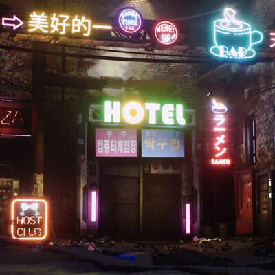 Cyberpunk Alley