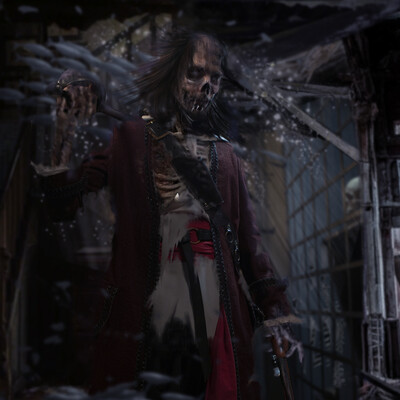 Grim guardian of silence