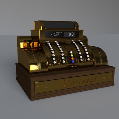 Old cash register