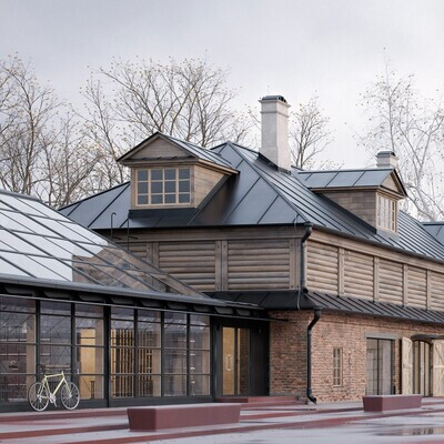 The concept of adaptive reuse of New Jerusalem Monastery Household yard, Kazan, Russian Federation