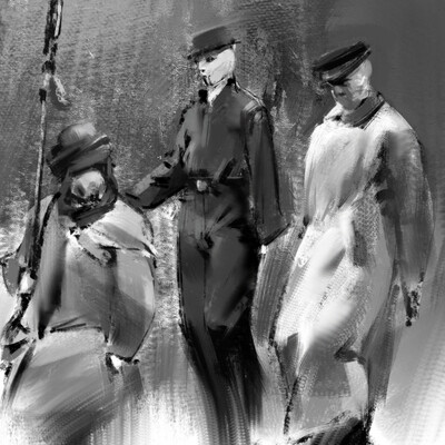 black/white study
