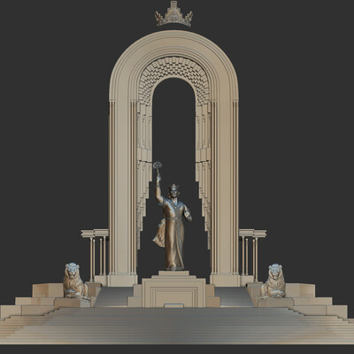 Ismoili Somoni Monument