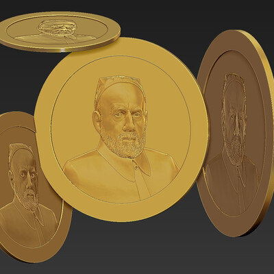 Commemorative photo medal