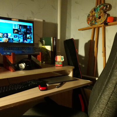 Cozy workplace