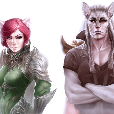 Archeage in-game characters