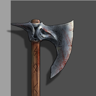 Viking axe. weapon