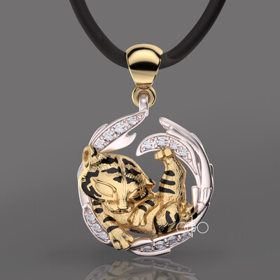 Suspension "Sleeping Tiger Cub"
