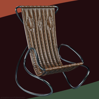 Leather hammock chair