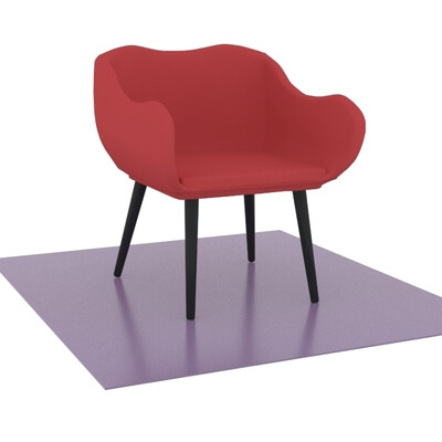 Red chair-sofa