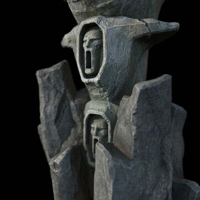 Radiant Statue 3D-model