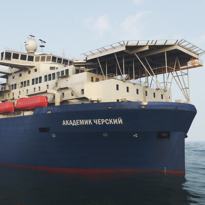 Akademik cherskiy pipe layer 3D model