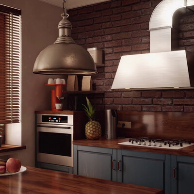 Unreal Living Room (Unreal Engine 4 with interactive)