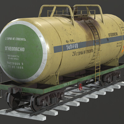 A tank car