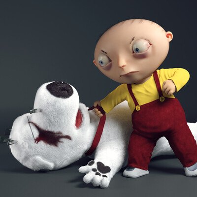 Family Guy, Stewie Griffin, Brian Griffin