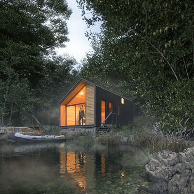 Lake house.