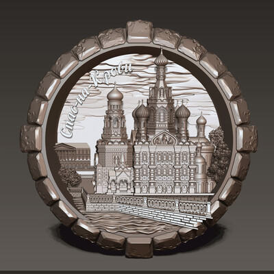 My work for the CNC and 3D printing Souvenir 80 мм