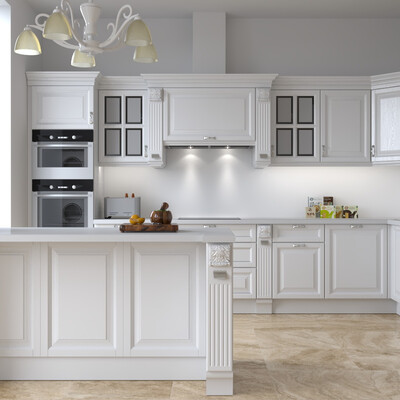 New version of white oak kitchen