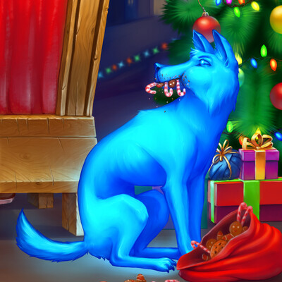 Secret Santa: the wolf spirit